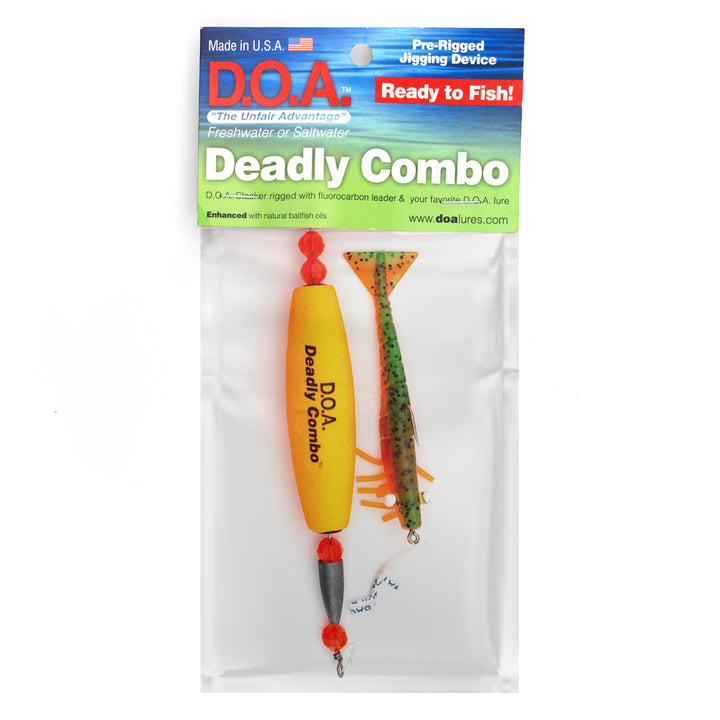 Deadly Combo Cigar Clacker w/ 3" Shrimp - D.O.A. Lures