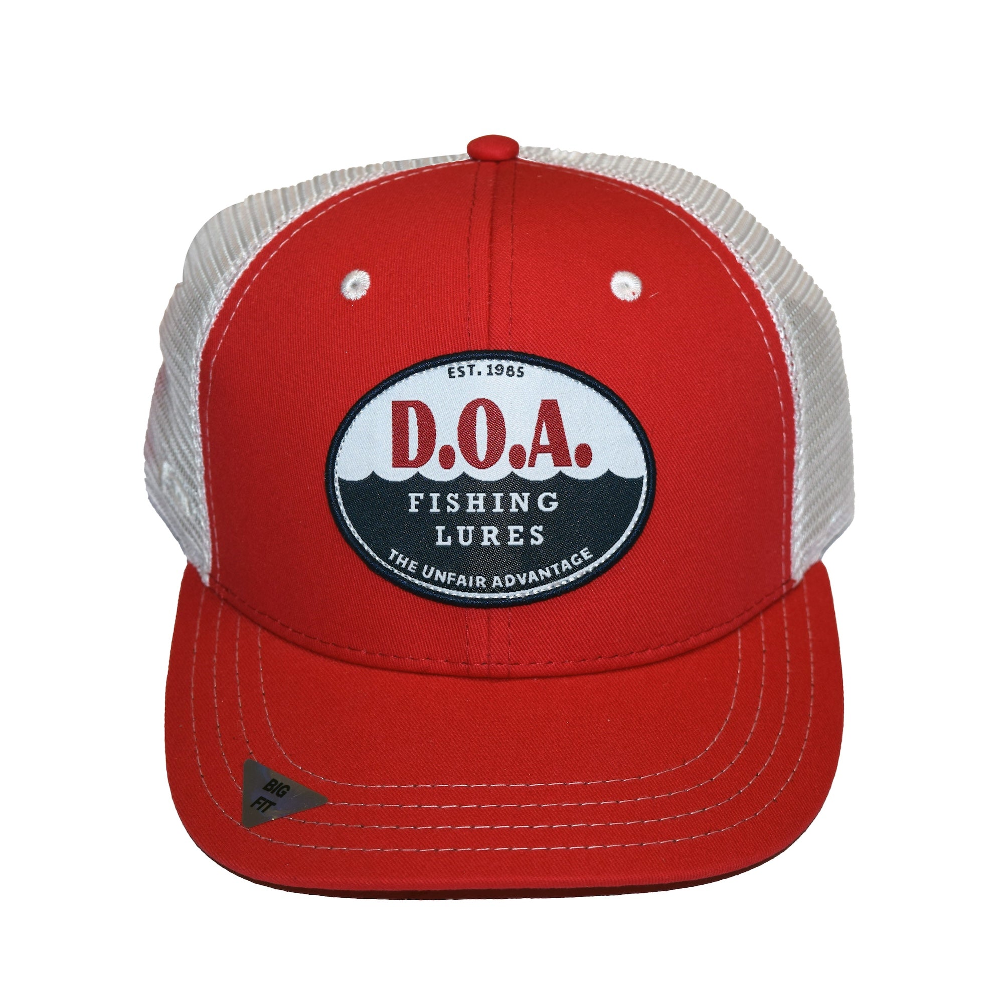 Red/White Hat – D.O.A. Lures