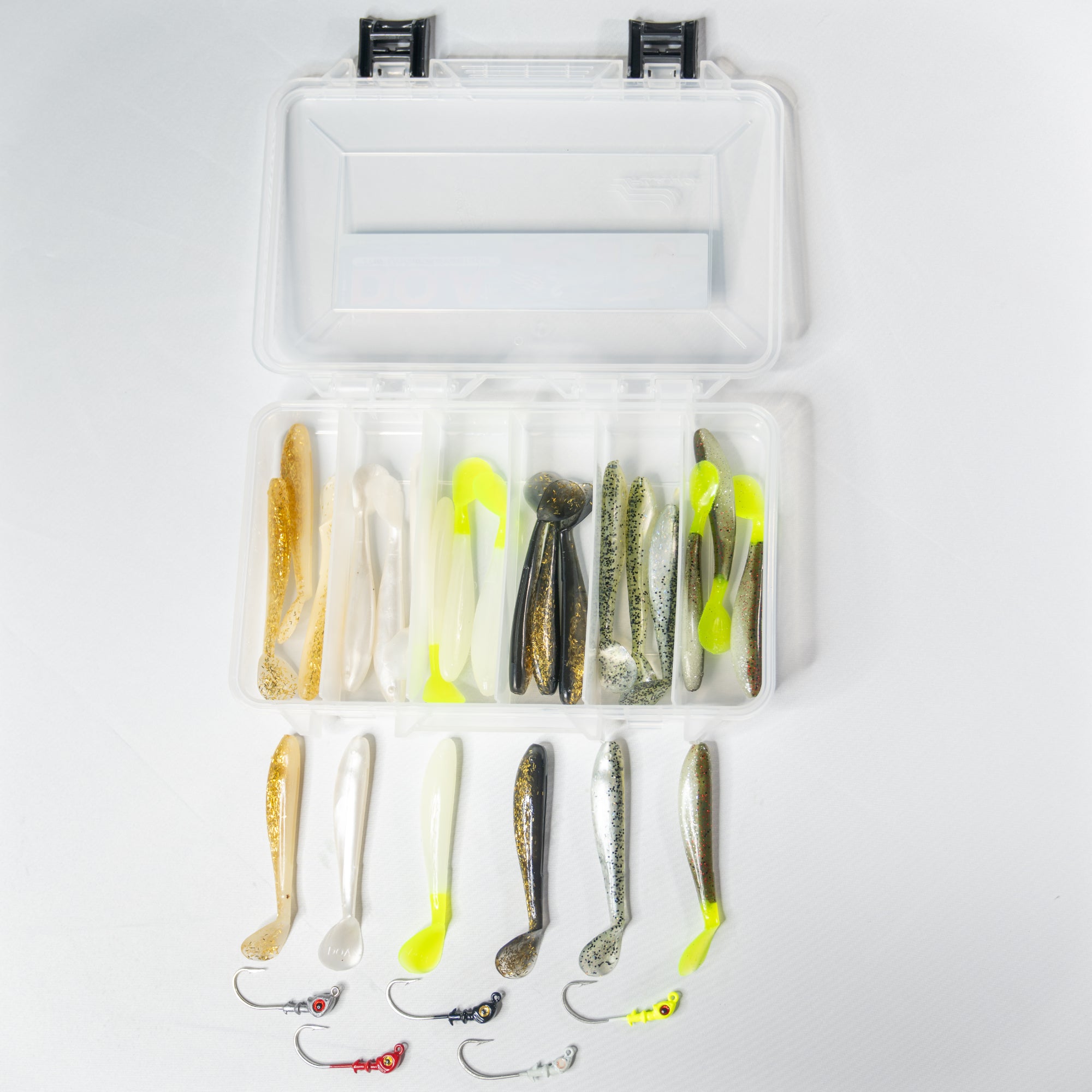 doa fishing lures co stuart fl 34997 4" C.A.L. Shad Kit