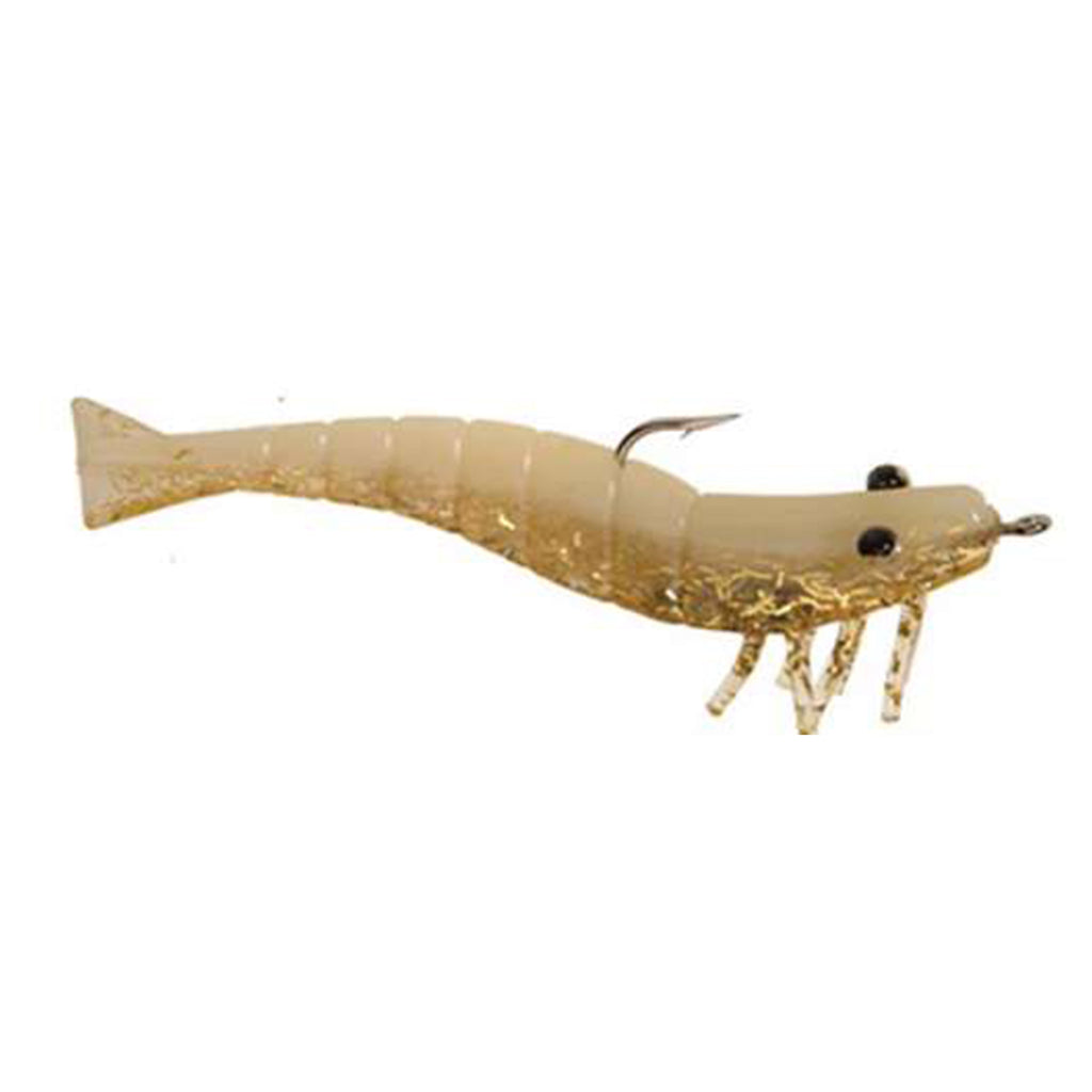 D.O.A. FSH-3-9P-313 Shrimp Spare Parts Gold Glitter 3 Soft Plastic Fishing  Lure 