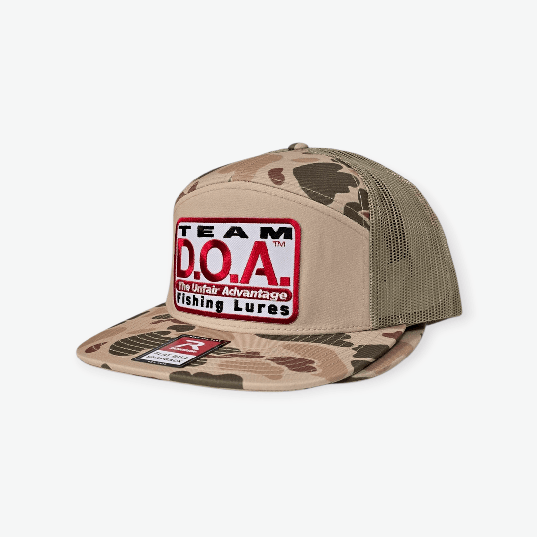 7 - Panel Trucker Hat - Team D.O.A. - D.O.A. Lures