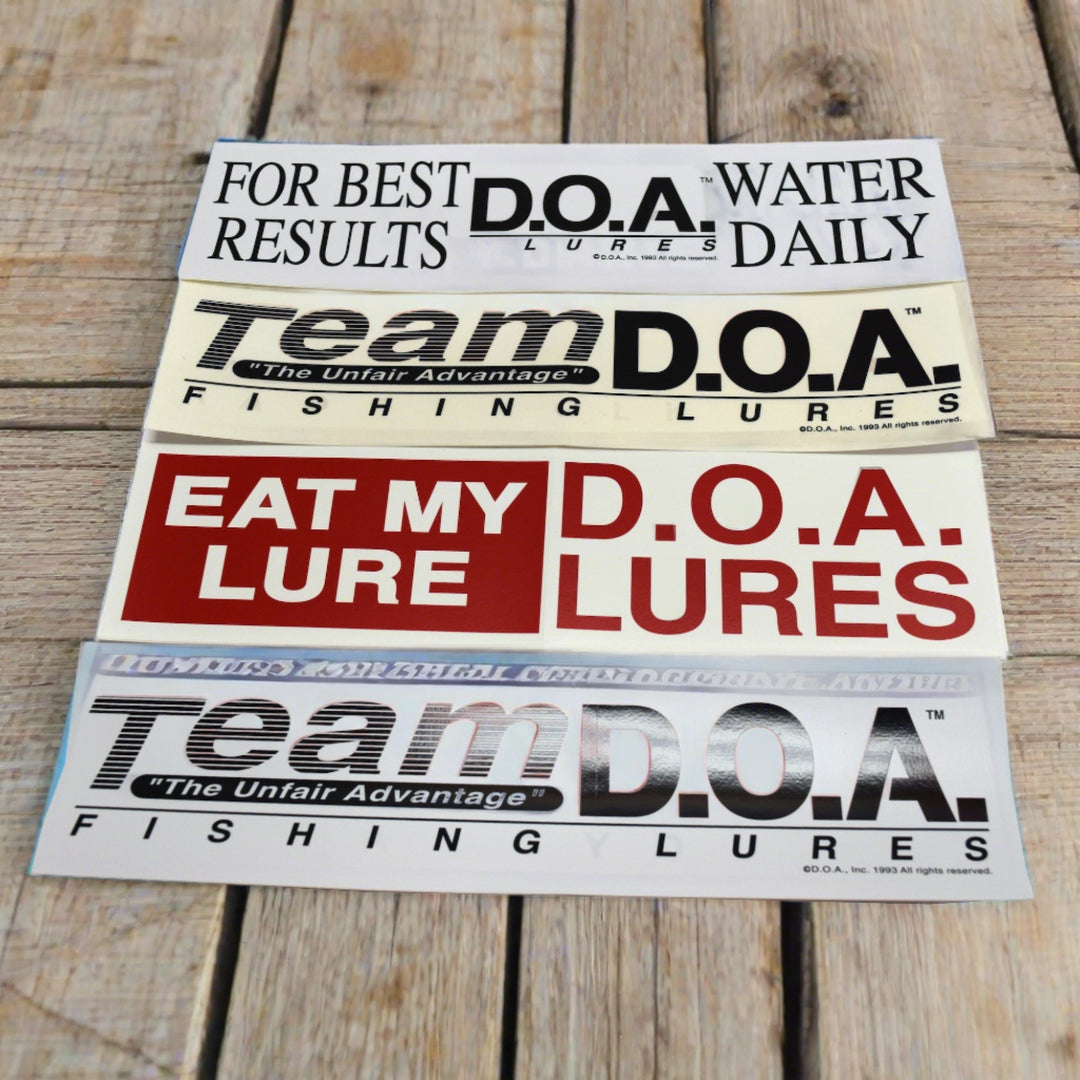 Doaks Sticker 4 pack of stickers – D.O.A. Lures