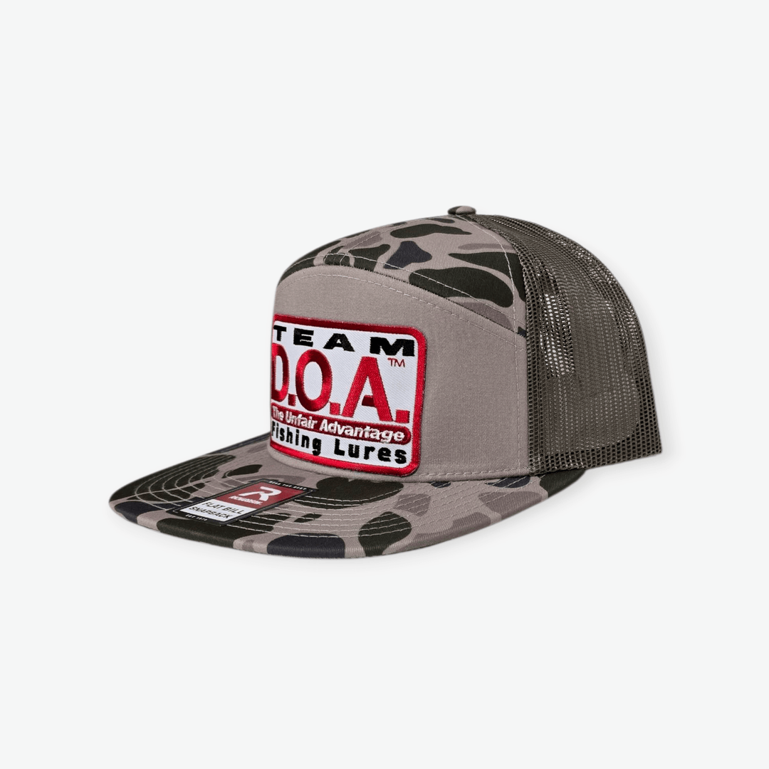 7 - Panel Trucker Hat - Team D.O.A. - D.O.A. Lures
