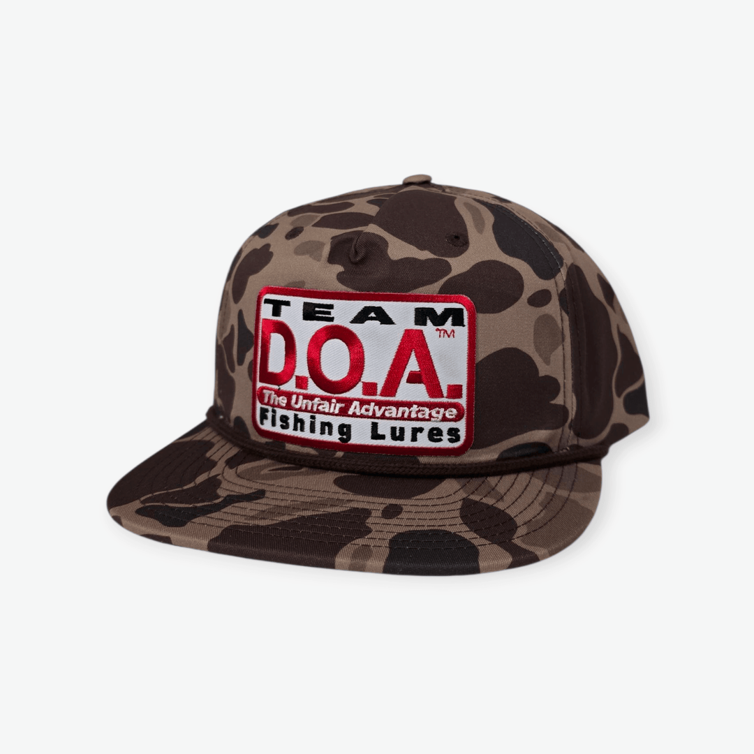 Flat Bill 5 - Panel Hat - Team D.O.A. - D.O.A. Lures
