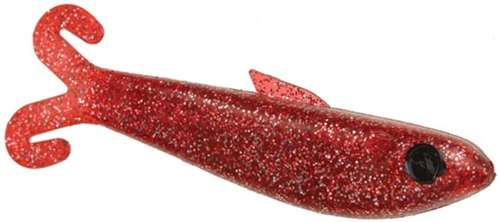 fish obite lure Bait Buster Bodies RED/SILVER GLITTER / Bodies Only / 2 Pack