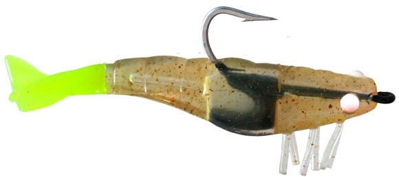 D.O.A. Standard Shrimp 3 1/4oz - 3 pack - Near Clear - $6.95 - SH33P-312 