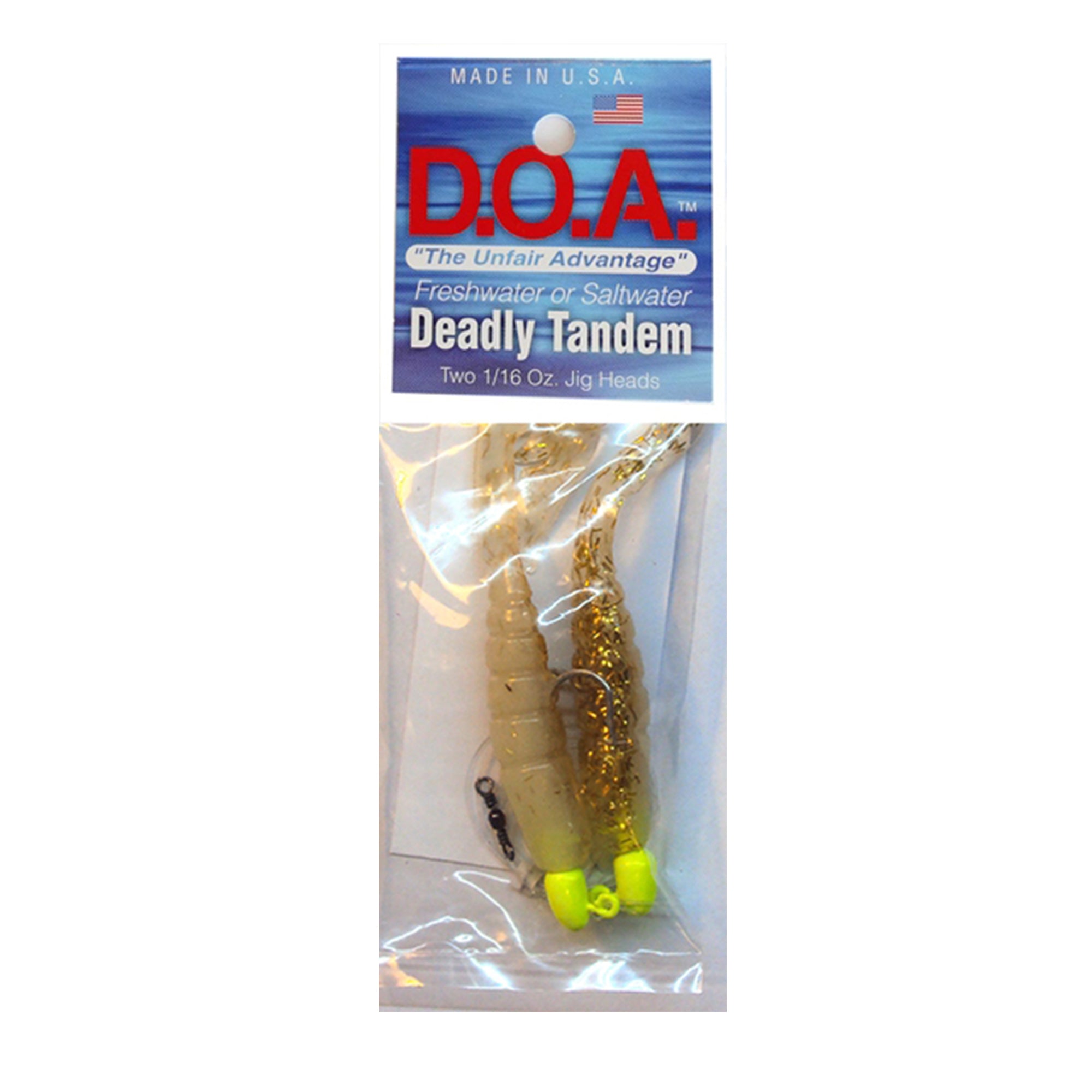 ルアー・フライ TWO FACE DADARU Deadly Tandem Curl Tail – D.O.A. Lures