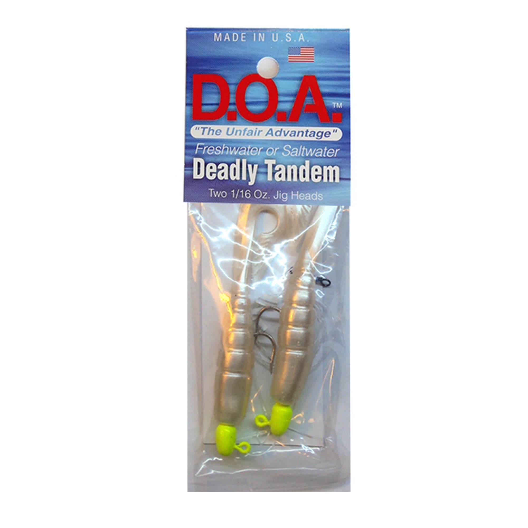 Deadly Tandem Curl Tail | Weedless Soft Plastic Lure – D.O.A. Lures
