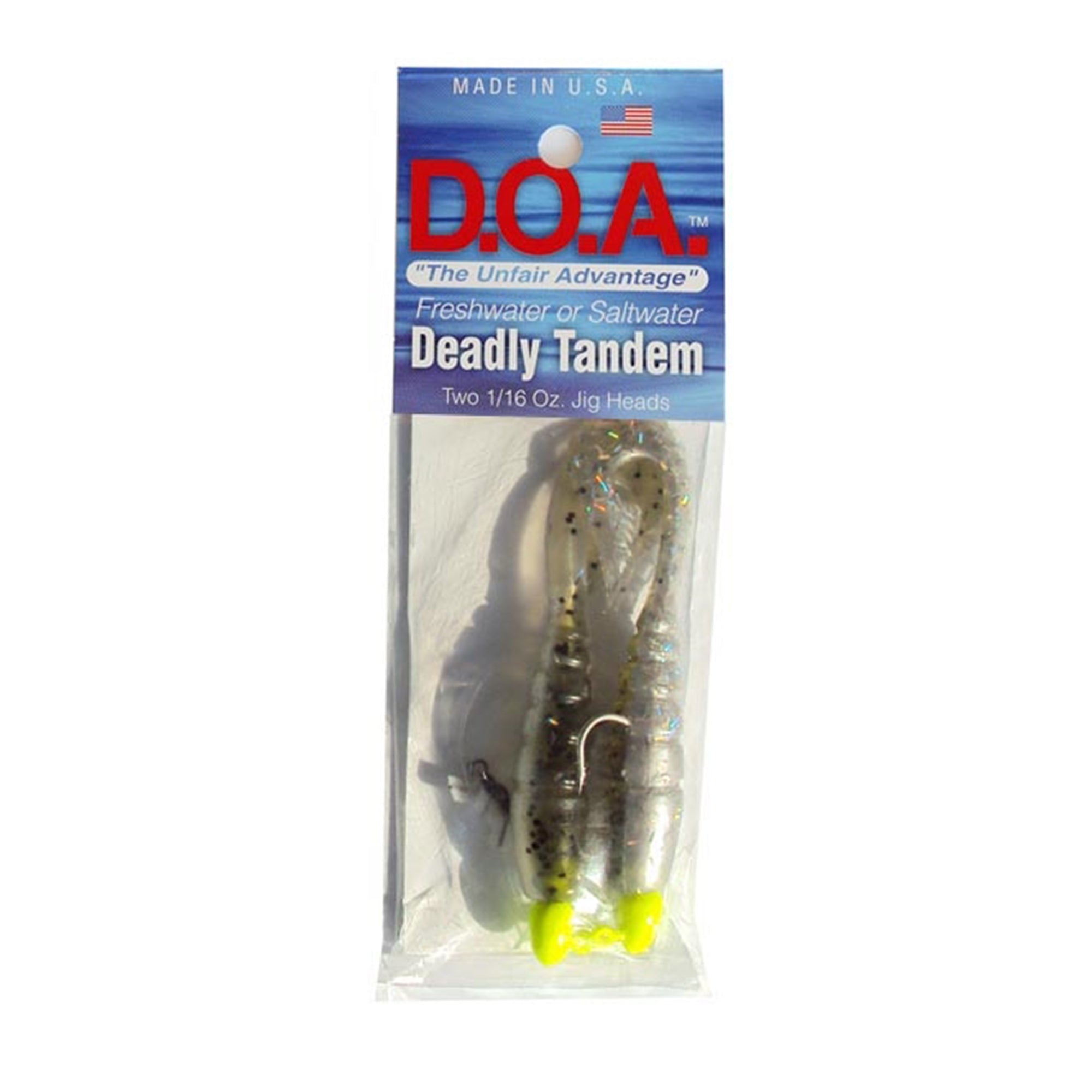 Deadly Tandem Curl Tail | Weedless Soft Plastic Lure – D.O.A. Lures