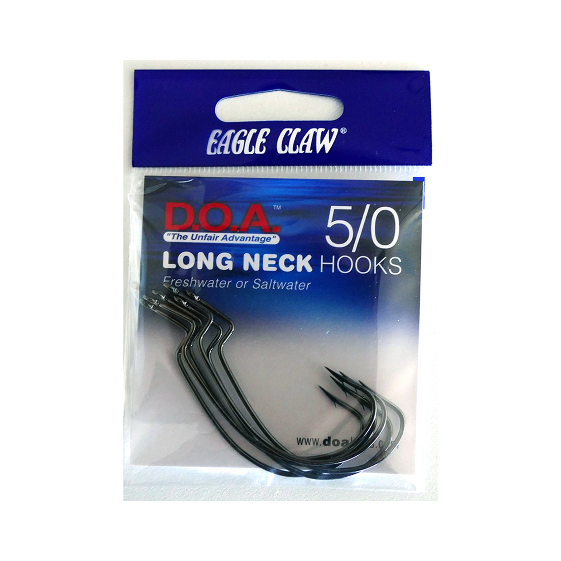 D.O.A. Long Neck Offset Worm Hooks